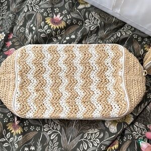 Stoney Clover Lane woven large pouch
